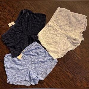 Aerie lace offshore lace short set of 3
